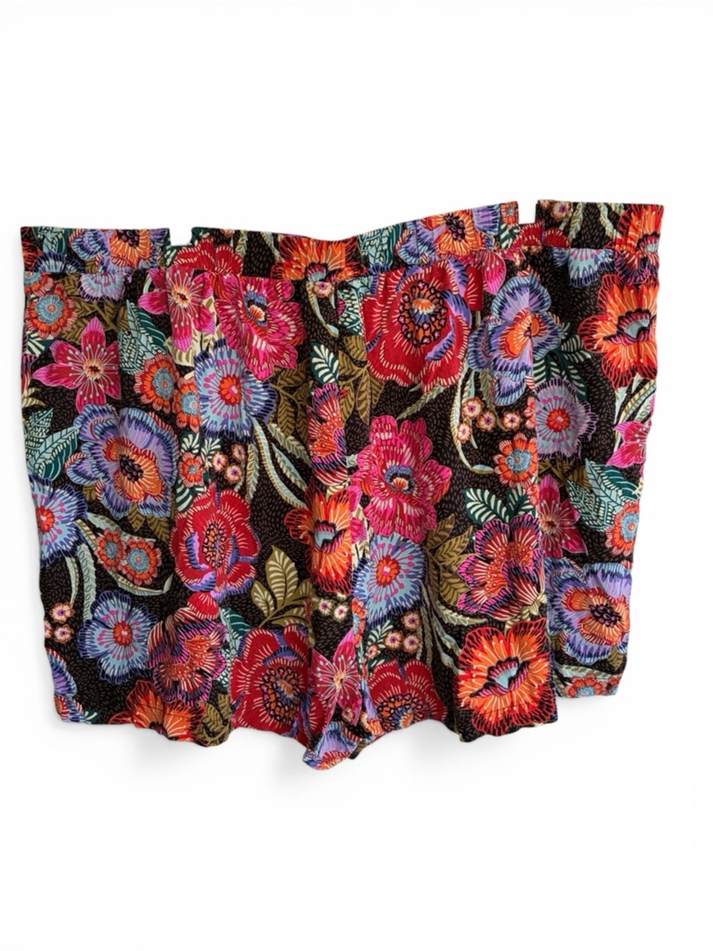 Torrid Multicolor Floral Smocked Waist Shorts Size 6